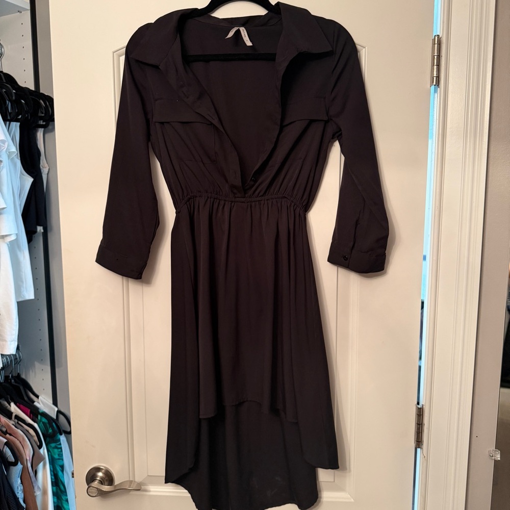 Truth Black Long Sleeve Dress